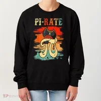 Pi-Rate Pi Day Mathematician Math Geek Pirate Lover Women's Sweatshirt thumb 0
