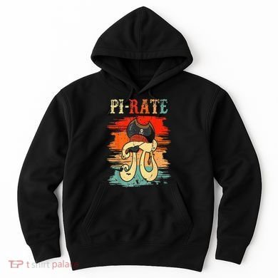 Pi-Rate Pi Day Mathematician Math Geek Pirate Lover Hoodie