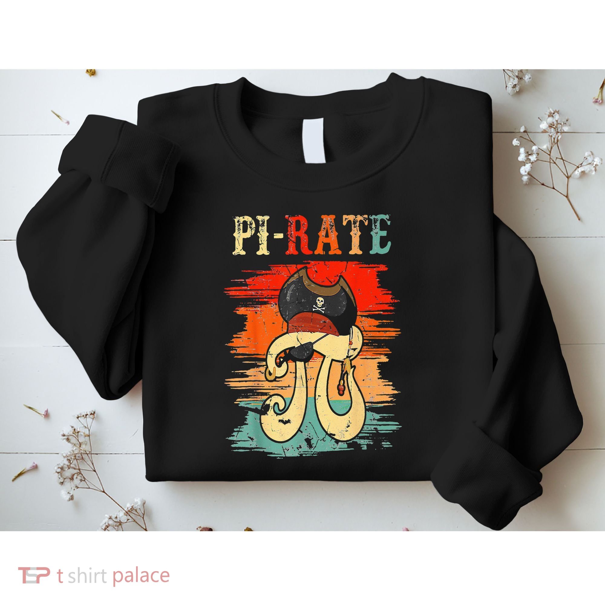 Pi-Rate Pi Day Mathematician Math Geek Pirate Lover Sweatshirt