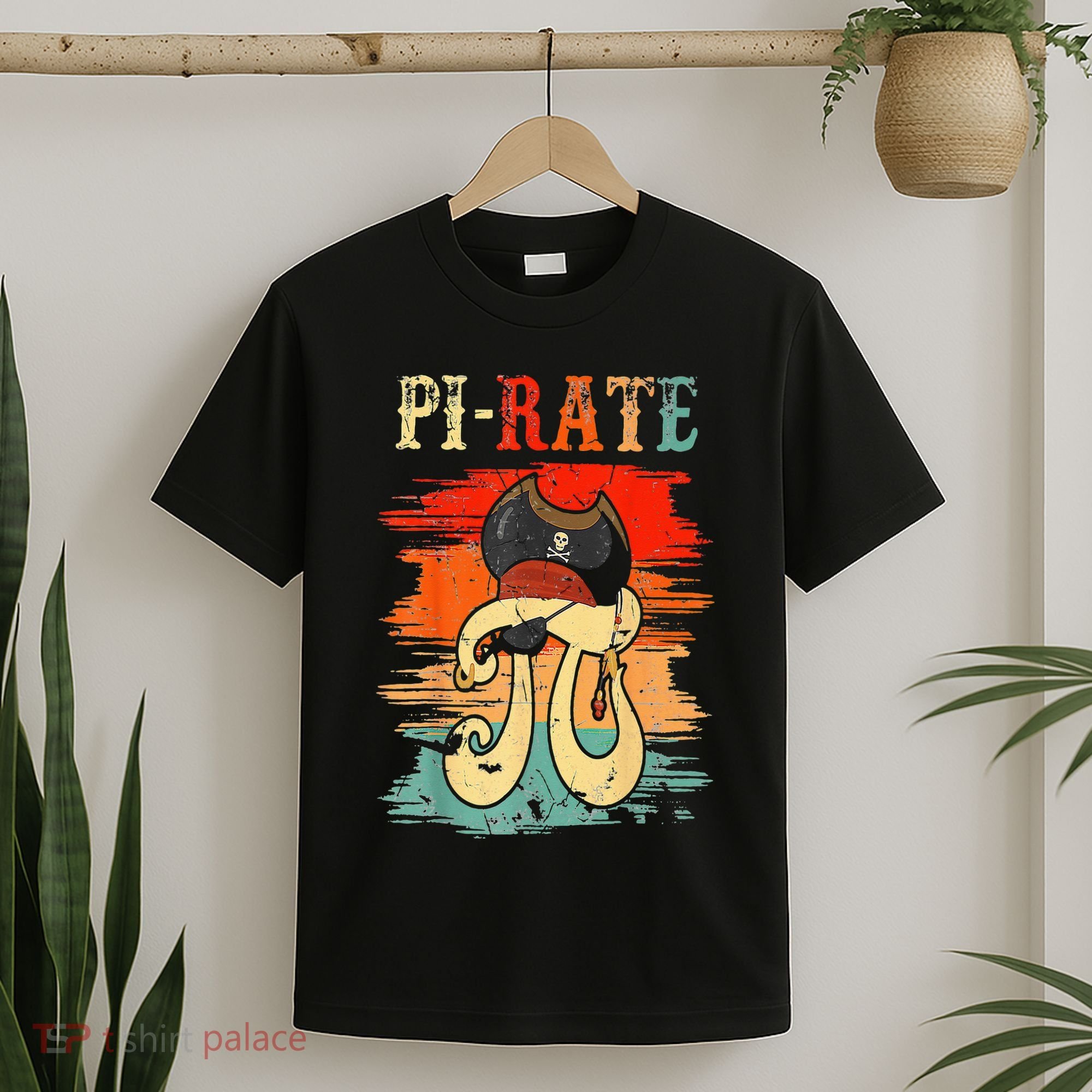 Pi-Rate Pi Day Mathematician Math Geek Pirate Lover T-Shirt