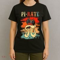 Pi-Rate Pi Day Mathematician Math Geek Pirate Lover T-Shirt thumb 4