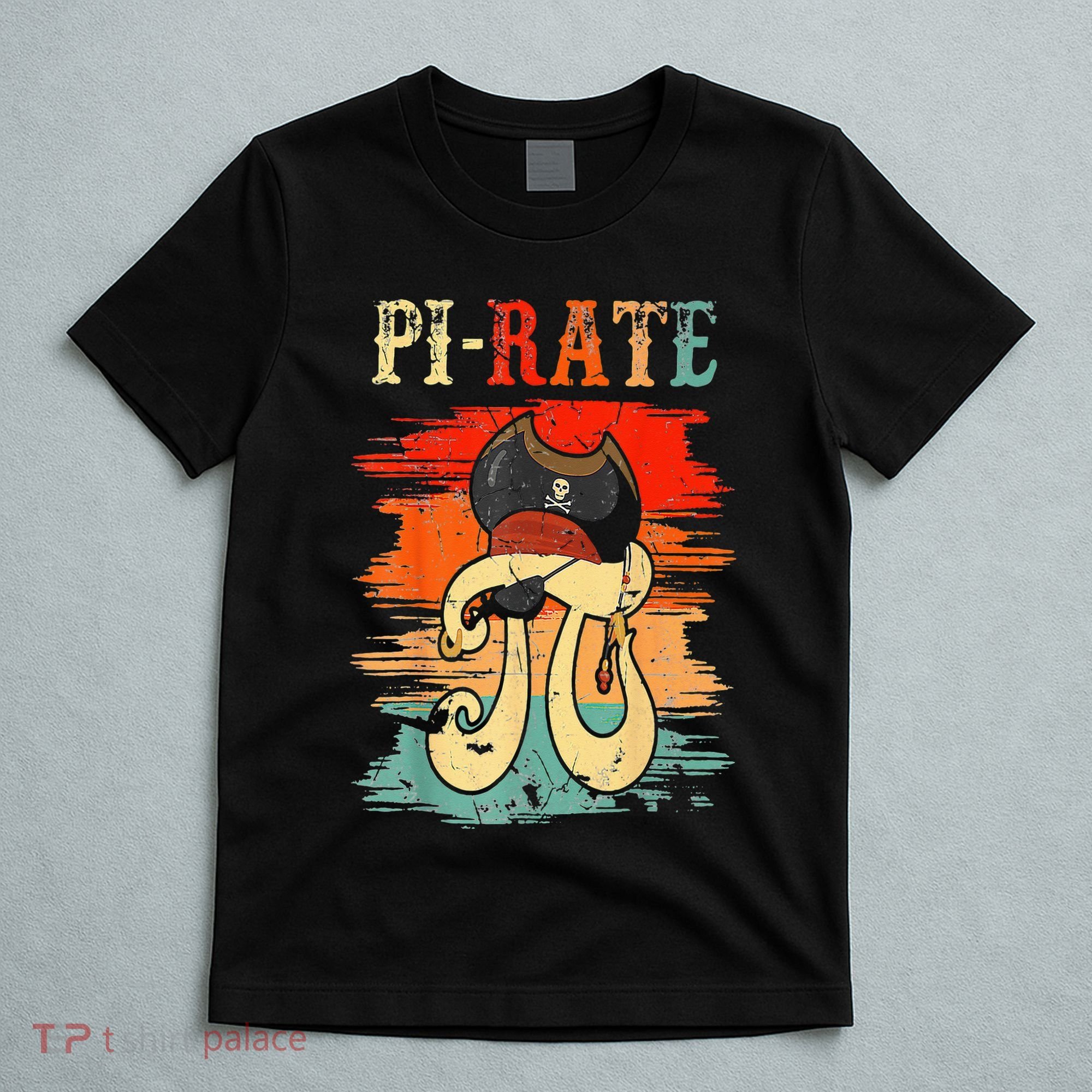 Pi-Rate Pi Day Mathematician Math Geek Pirate Lover T-Shirt