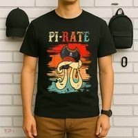 Pi-Rate Pi Day Mathematician Math Geek Pirate Lover T-Shirt thumb 6