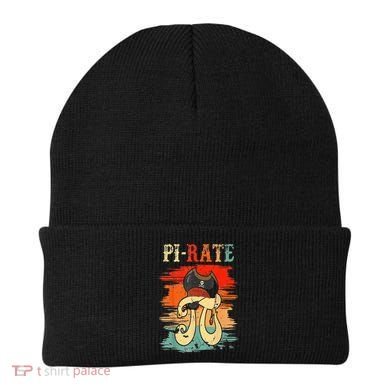 Pi-Rate Pi Day Mathematician Math Geek Pirate Lover Beanie