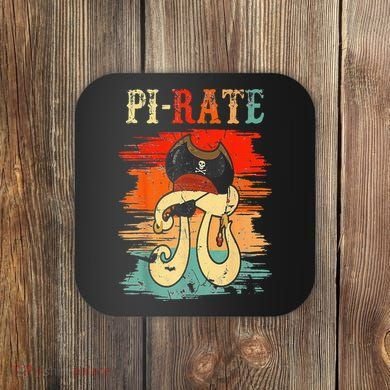 Pi-Rate Pi Day Mathematician Math Geek Pirate Lover Coaster