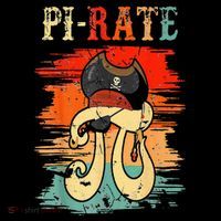 Pi-Rate Pi Day Mathematician Math Geek Pirate Lover Coaster thumb 2
