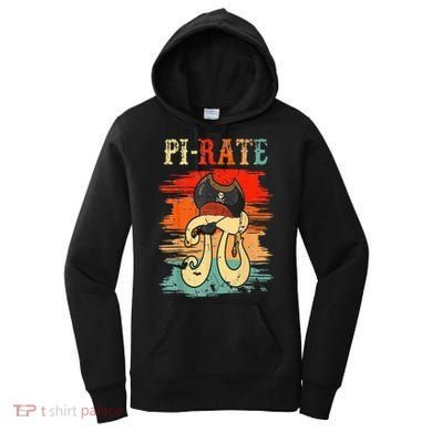 Pi-Rate Pi Day Mathematician Math Geek Pirate Lover Women's Hoodie