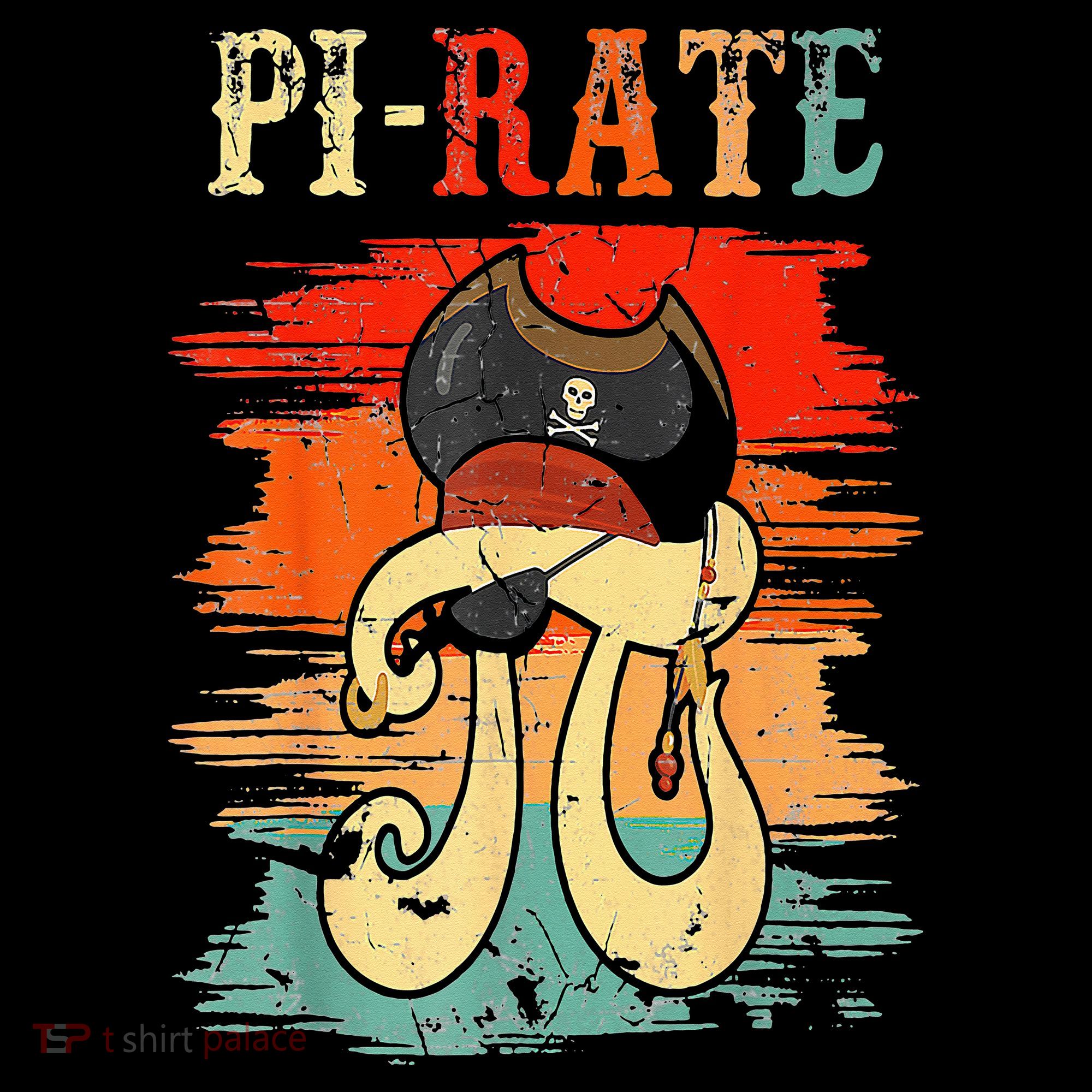 Pi-Rate Pi Day Mathematician Math Geek Pirate Lover Ornament