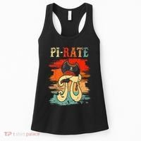 Pi-Rate Pi Day Mathematician Math Geek Pirate Lover Women's Tank Top thumb 0