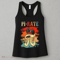 Pi-Rate Pi Day Mathematician Math Geek Pirate Lover Women's Tank Top thumb 3