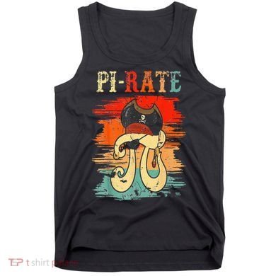 Pi-Rate Pi Day Mathematician Math Geek Pirate Lover Tank Top