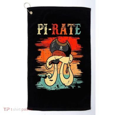 Pi-Rate Pi Day Mathematician Math Geek Pirate Lover Golf Towel