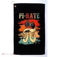 Pi-Rate Pi Day Mathematician Math Geek Pirate Lover Golf Towel thumb 0