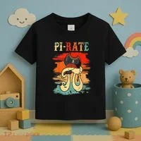 Pi-Rate Pi Day Mathematician Math Geek Pirate Lover Toddler T-Shirt thumb 3