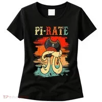 Pi-Rate Pi Day Mathematician Math Geek Pirate Lover Women's T-Shirt thumb 0