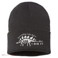 Paleontology Paleontologist Dino Fossil Hunter Sustainable Knit Beanie thumb 0