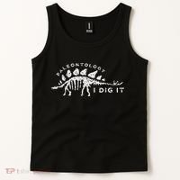 Paleontology Paleontologist Dino Fossil Hunter Tank Top thumb 2