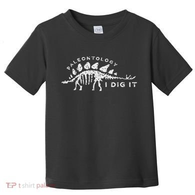 Paleontology Paleontologist Dino Fossil Hunter Toddler T-Shirt