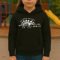 Paleontology Paleontologist Dino Fossil Hunter Kids Hoodie thumb 3