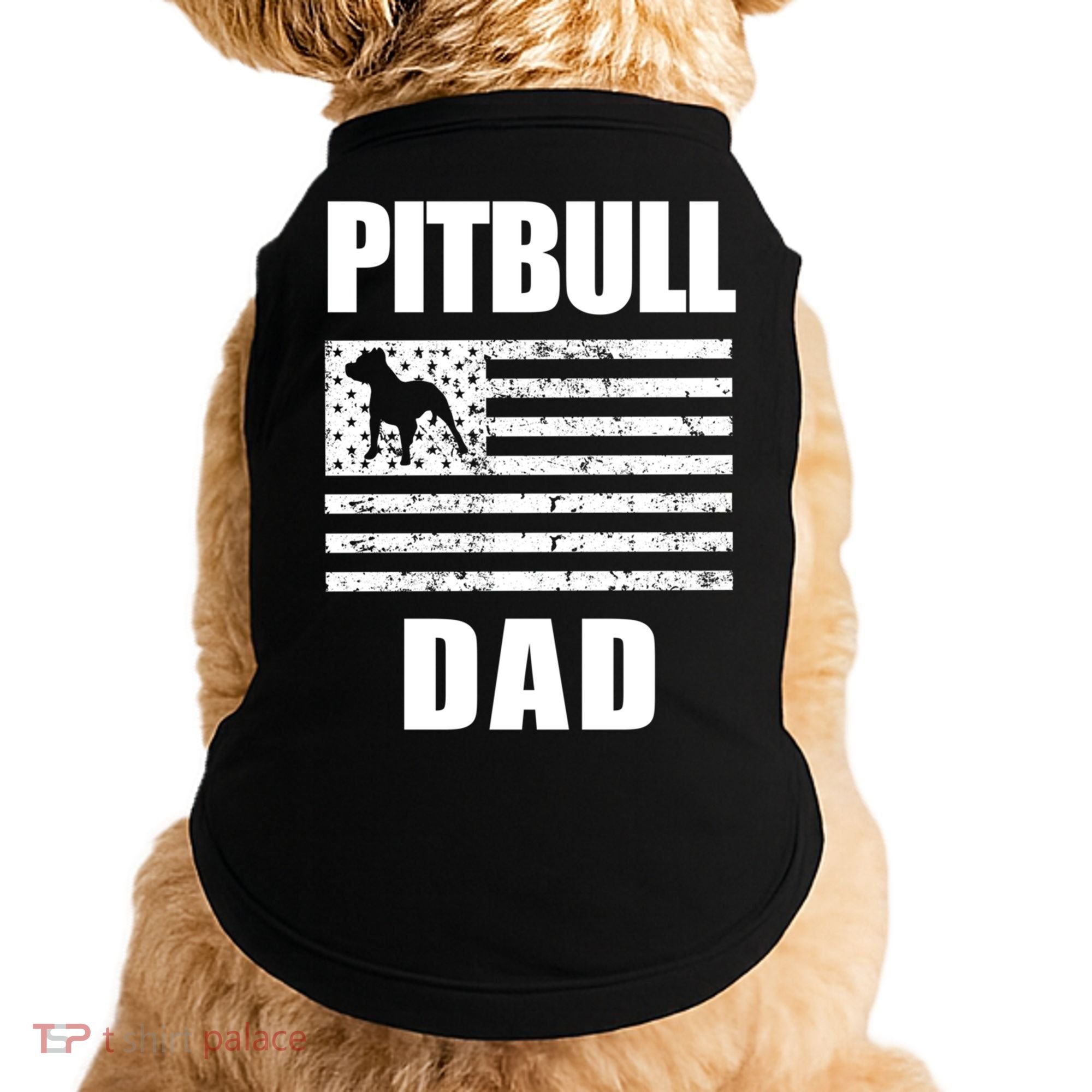 Proud Pitbull Dad American Bully Men's Great Gift Sweater Doggie Tank