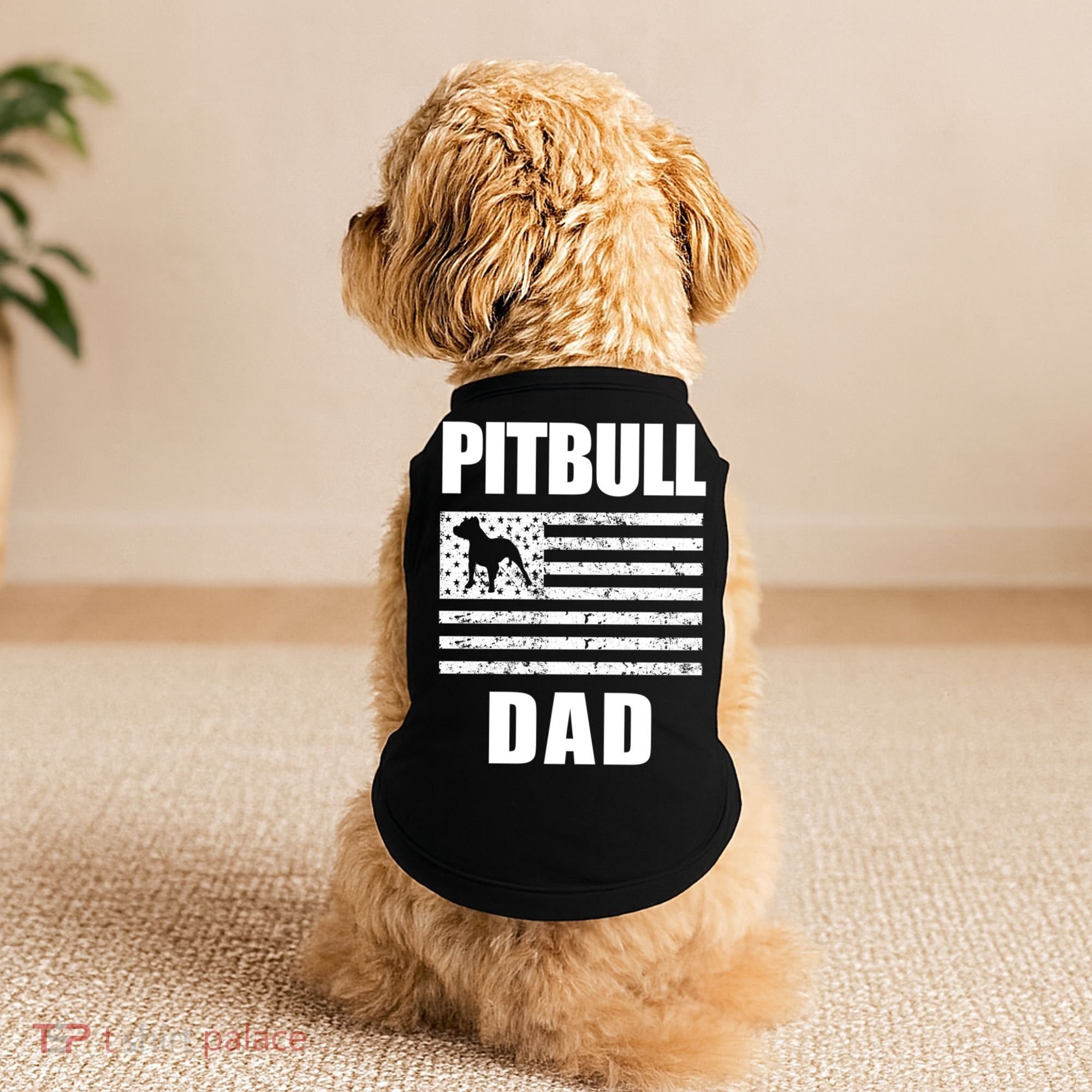 Proud Pitbull Dad American Bully Men's Great Gift Sweater Doggie Tank