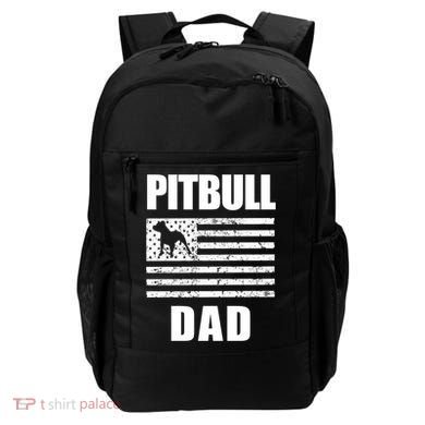 Proud Pitbull Dad American Bully Men's Great Gift Sweater Backpack