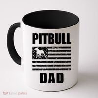 Proud Pitbull Dad American Bully Men's Great Gift Sweater Coffee Mug thumb 0