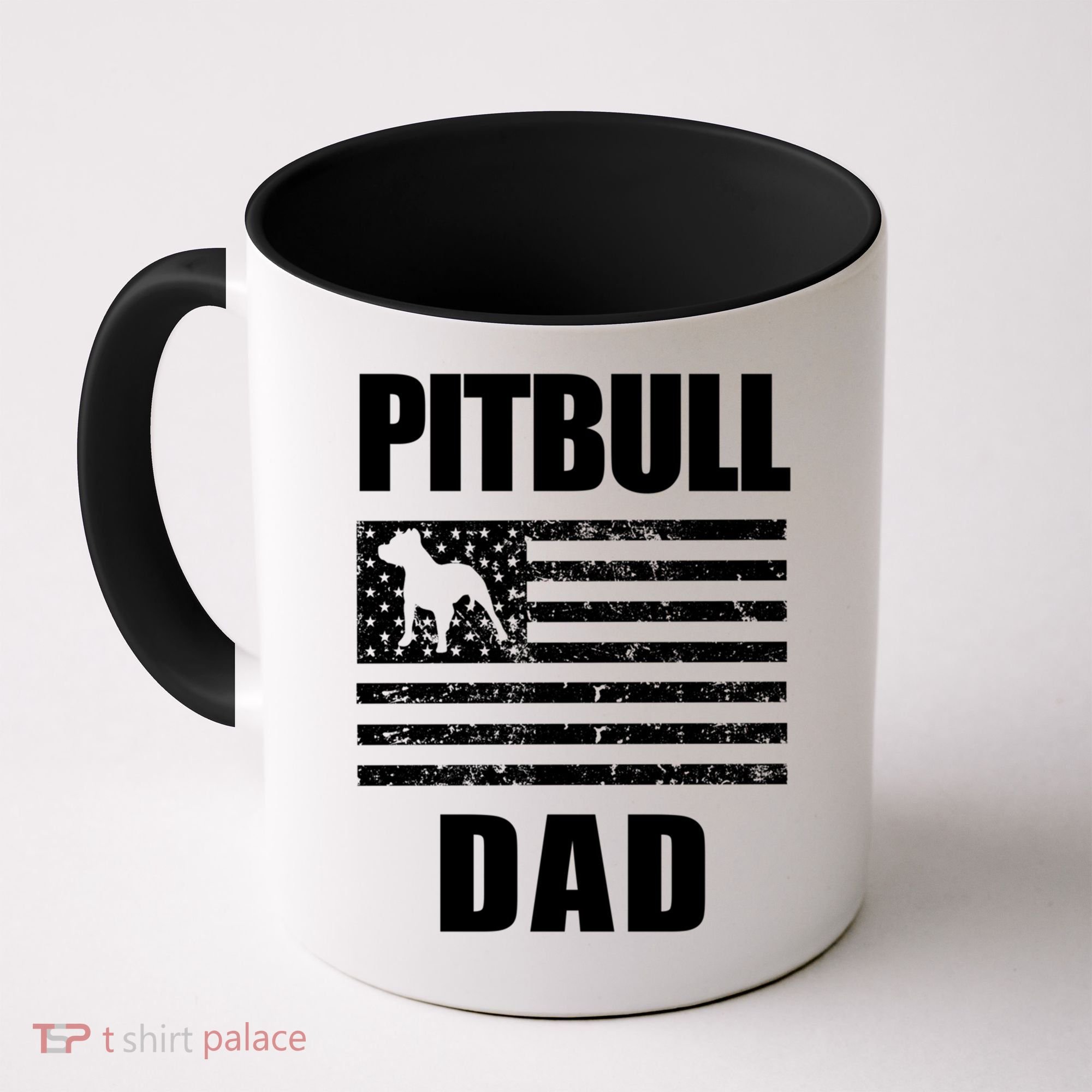 Proud Pitbull Dad American Bully Men's Great Gift Sweater Coffee Mug