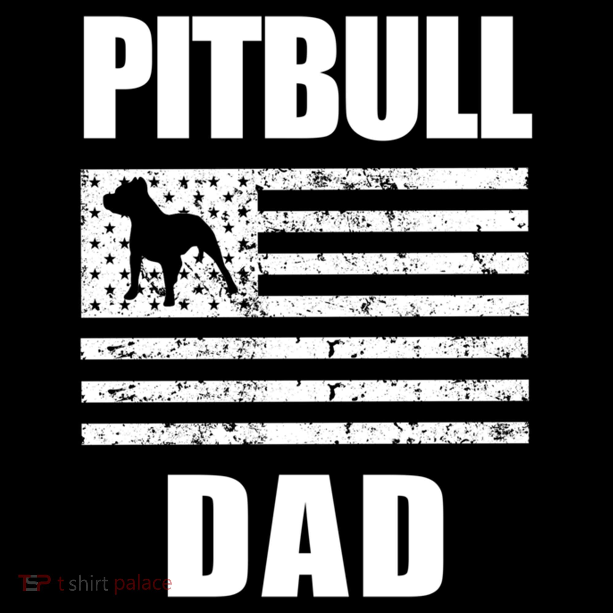 Proud Pitbull Dad American Bully Men's Great Gift Sweater Mousepad