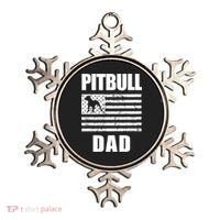 Proud Pitbull Dad American Bully Men's Great Gift Sweater Ornament thumb 0