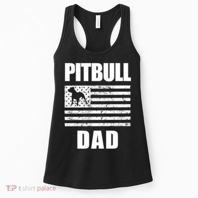Proud Pitbull Dad American Bully Men's Great Gift Sweater Women's Tank Top