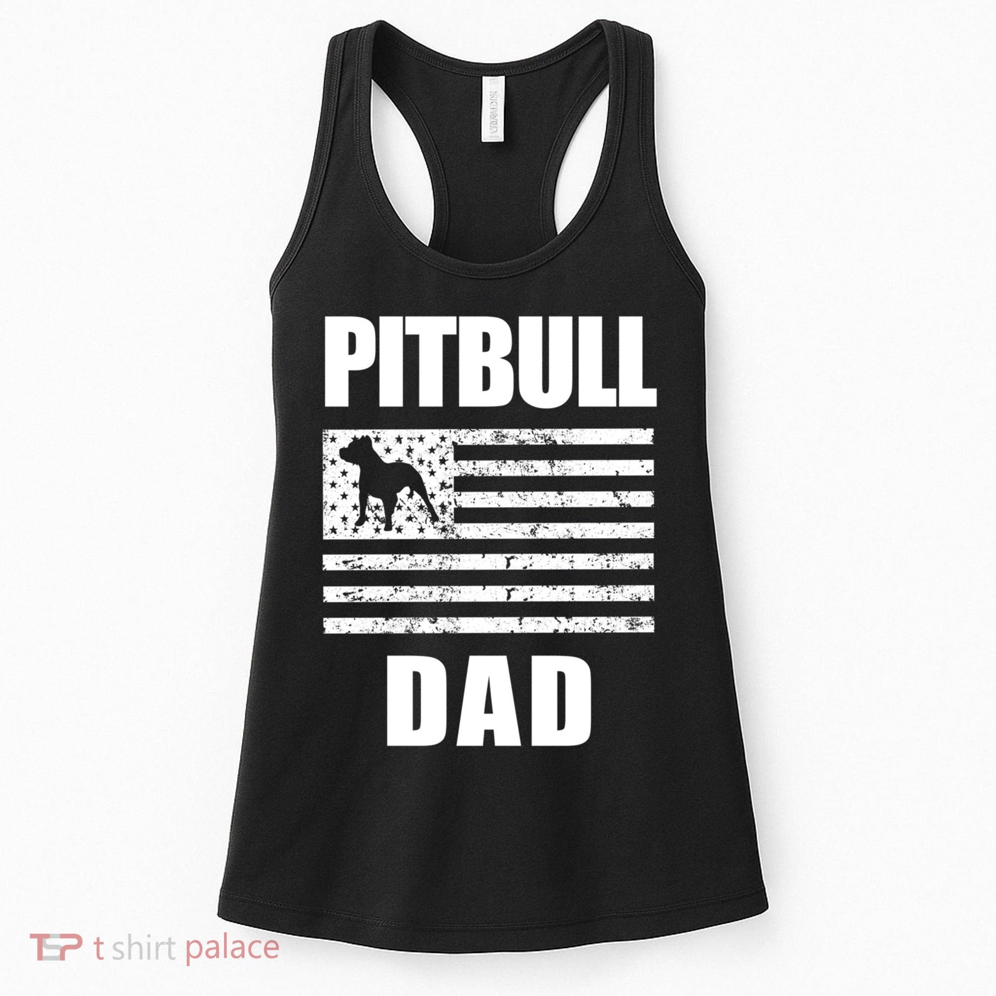 Proud Pitbull Dad American Bully Men's Great Gift Sweater Women's Tank Top