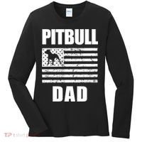 Proud Pitbull Dad American Bully Men's Great Gift Sweater Women's Long Sleeve Shirt thumb 0