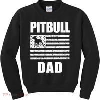Proud Pitbull Dad American Bully Men's Great Gift Sweater Kids Sweatshirt thumb 0