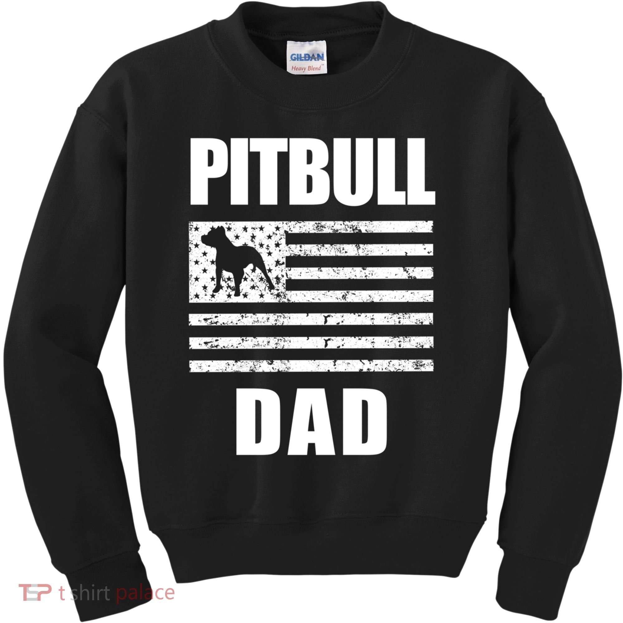 Proud Pitbull Dad American Bully Men's Great Gift Sweater Kids Sweatshirt