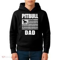 Proud Pitbull Dad American Bully Men's Great Gift Sweater Kids Hoodie thumb 4