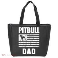 Proud Pitbull Dad American Bully Men's Great Gift Sweater Tote Bag thumb 0