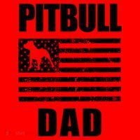 Proud Pitbull Dad American Bully Men's Great Gift Sweater Santa Hat thumb 1