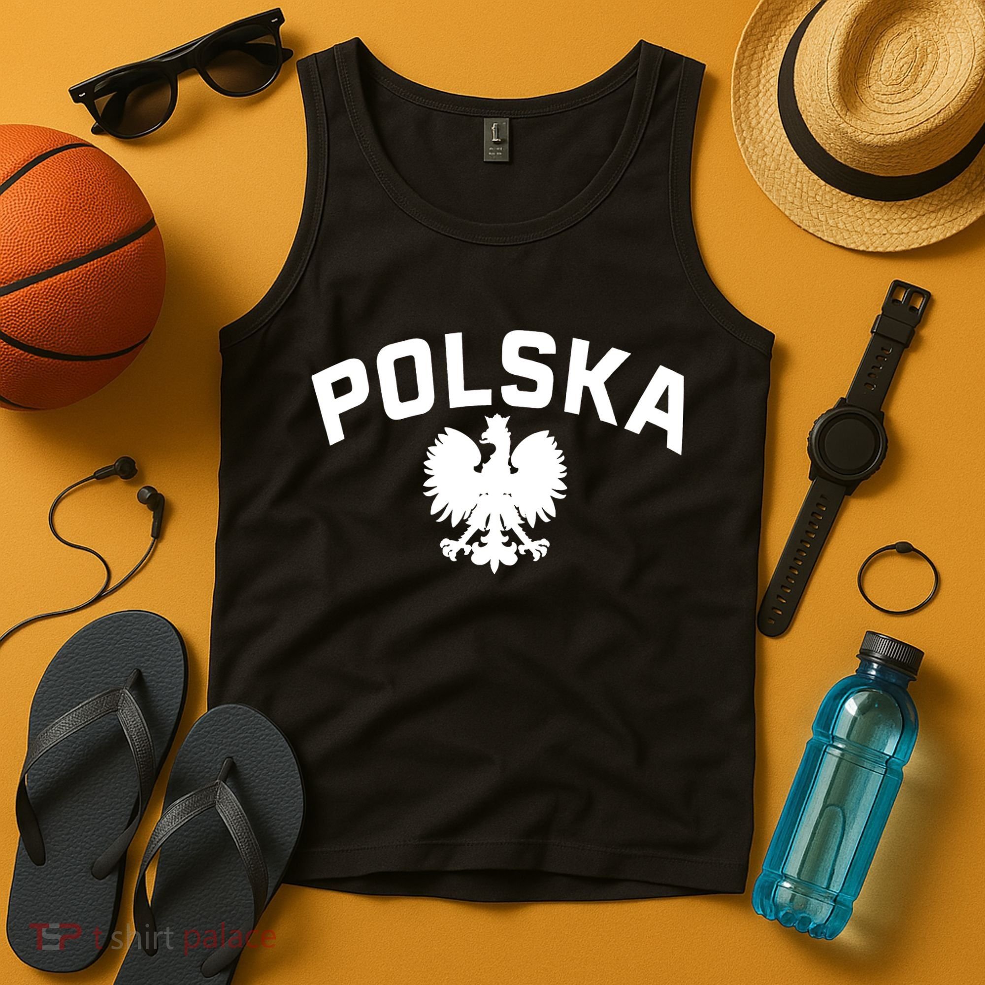 Polska Polish Eagle Poland Polish Ancestry Dyngus Day Tank Top