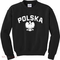 Polska Polish Eagle Poland Polish Ancestry Dyngus Day Kids Sweatshirt thumb 0