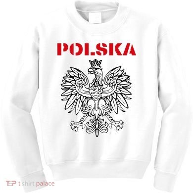 Polska Poland Eagle Poland Heritage Polish Pride Roots Kids Sweatshirt