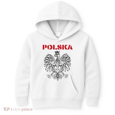 Polska Poland Eagle Poland Heritage Polish Pride Roots Kids Hoodie