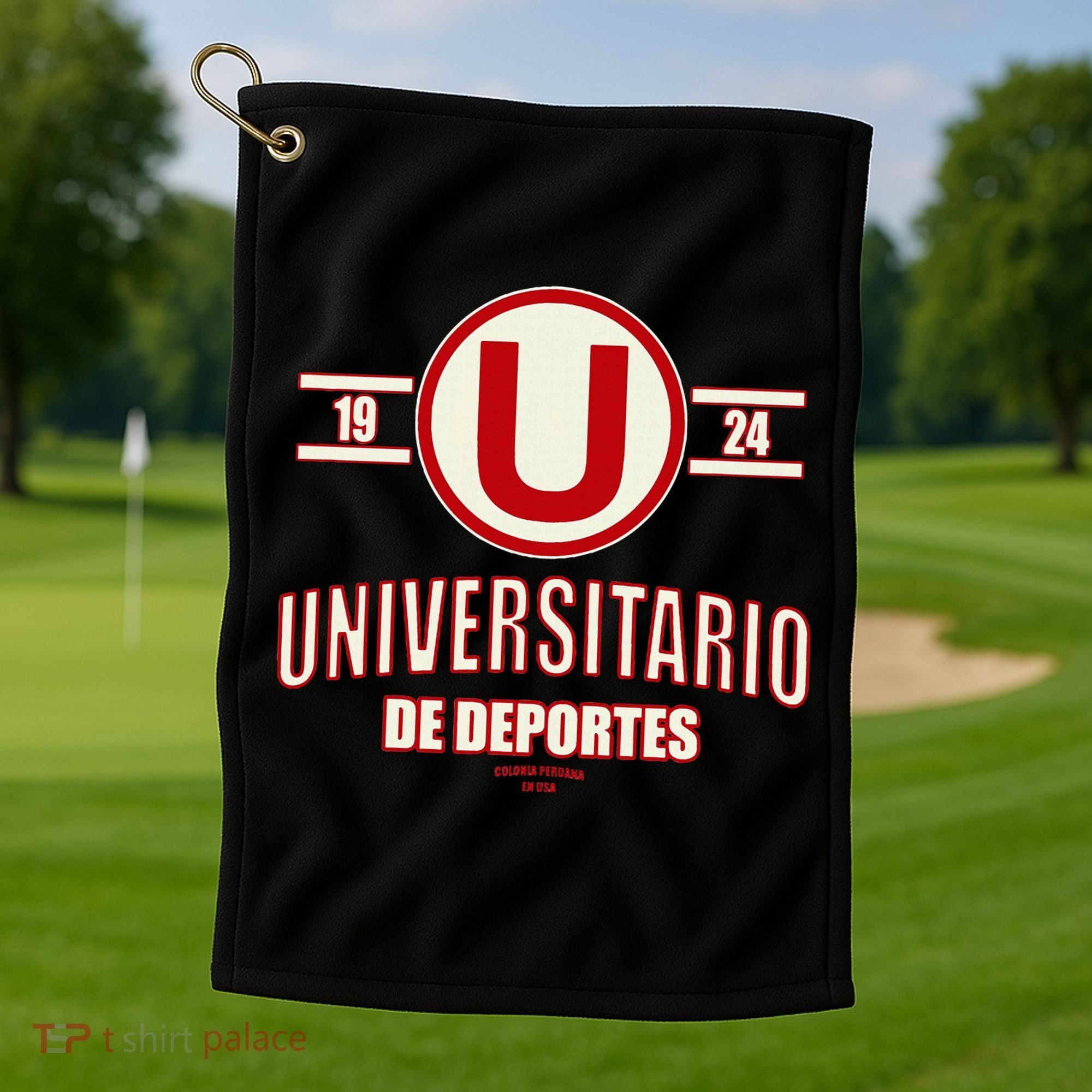 Peru Peruvian Escudo Coat Of Arms Golf Towel
