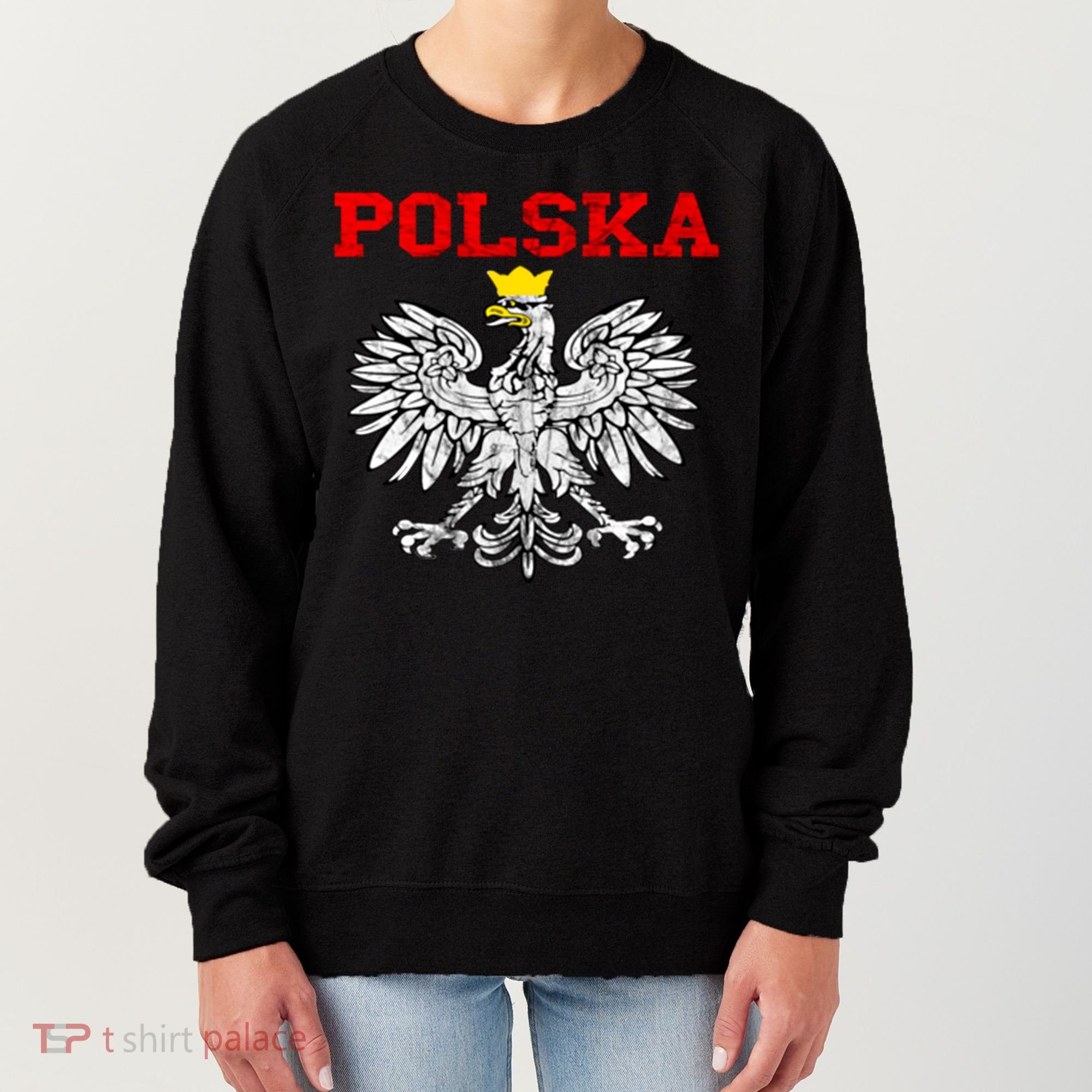 Polska Polish Eagle Poland Flag Polish Pride Polska Poland Gift Women's Sweatshirt