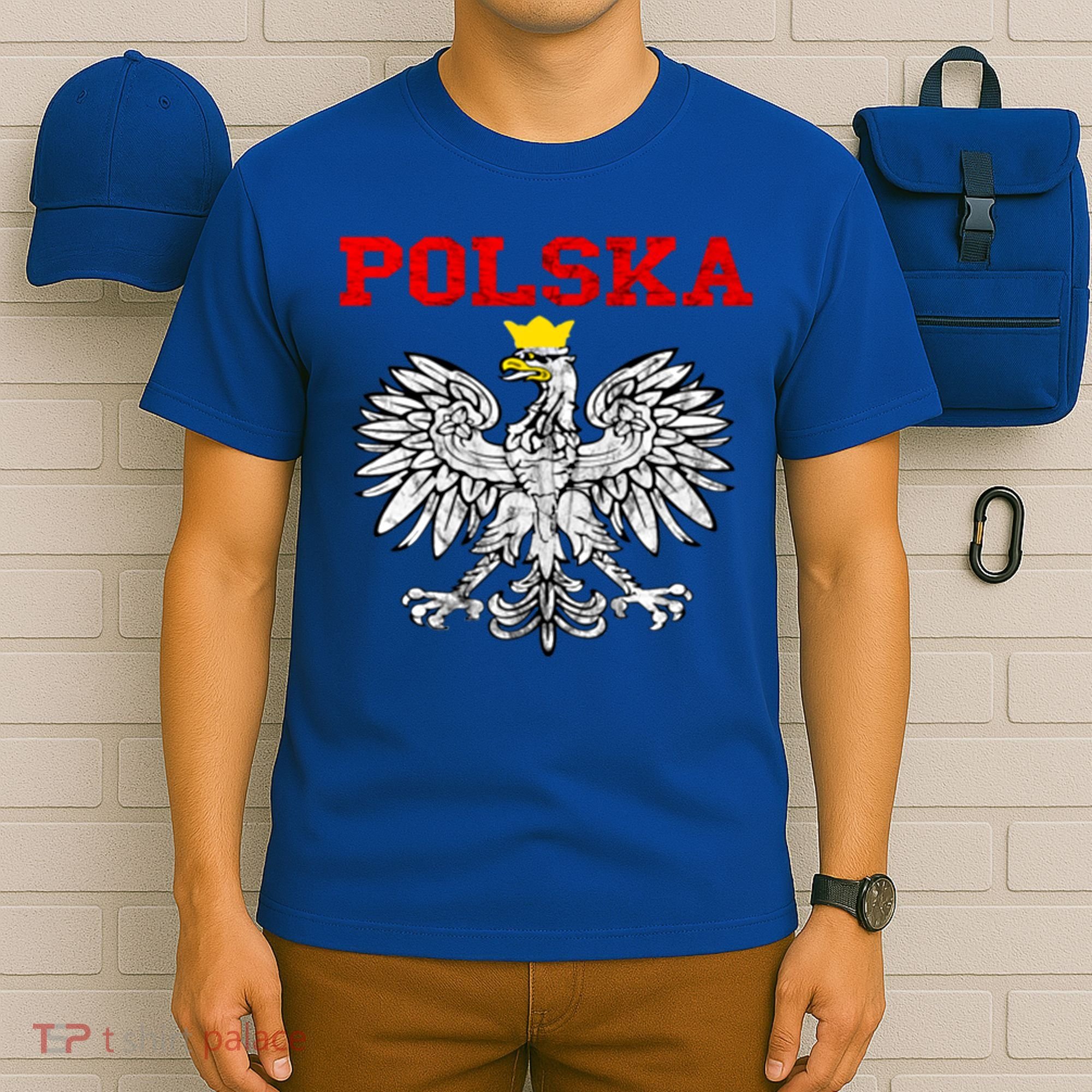 Polska Polish Eagle Poland Flag Polish Pride Polska Poland Gift T-Shirt