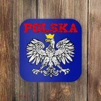Polska Polish Eagle Poland Flag Polish Pride Polska Poland Gift Coaster thumb 0