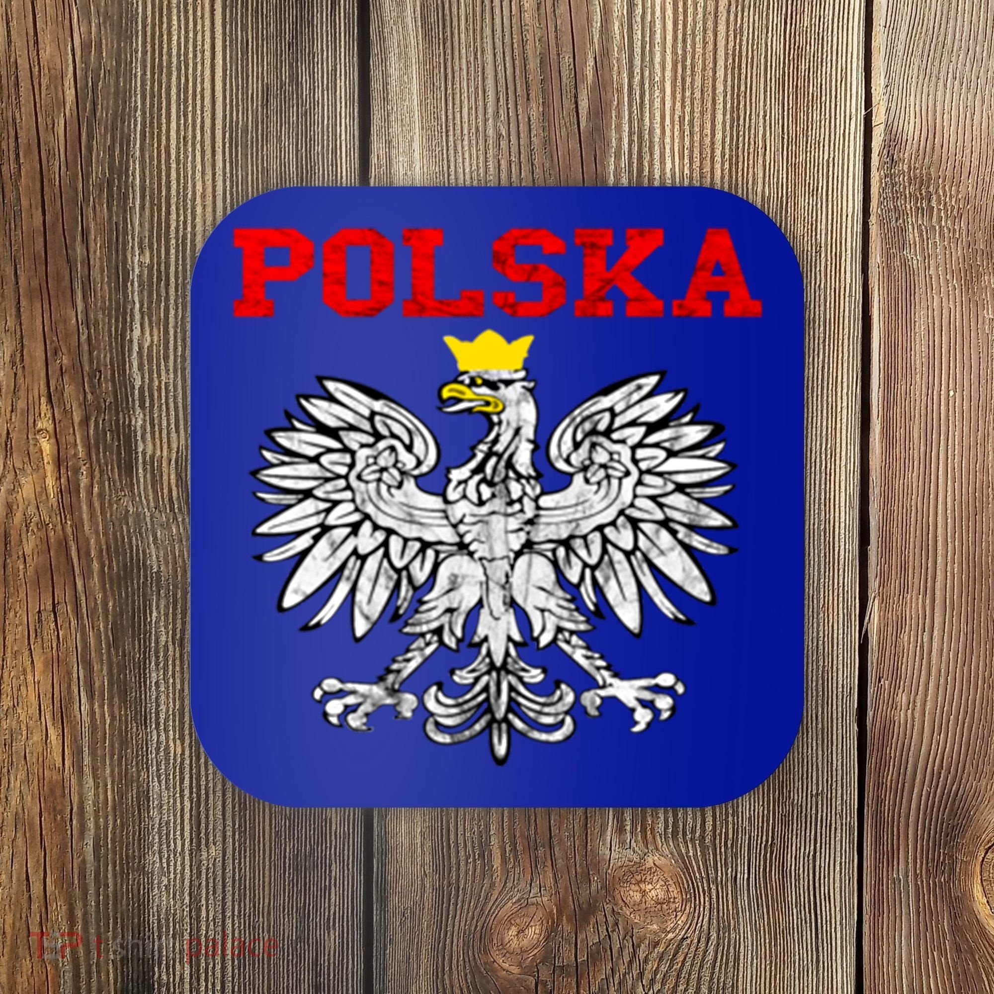 Polska Polish Eagle Poland Flag Polish Pride Polska Poland Gift Coaster