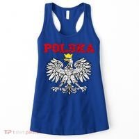 Polska Polish Eagle Poland Flag Polish Pride Polska Poland Gift Women's Tank Top thumb 0