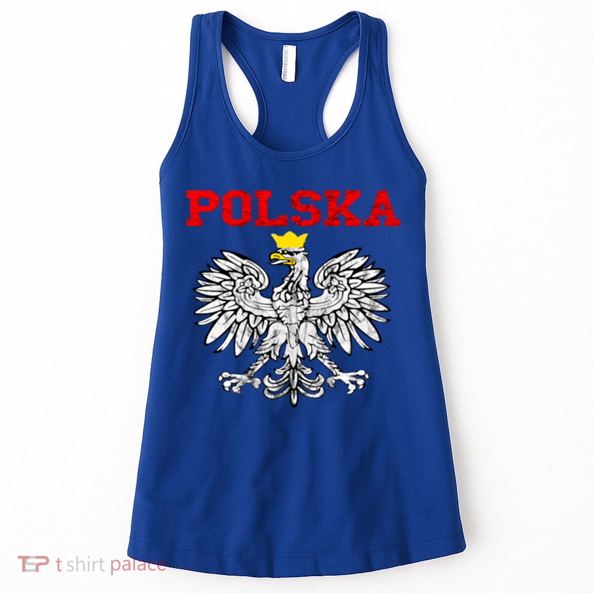 Polska Polish Eagle Poland Flag Polish Pride Polska Poland Gift Women's Tank Top