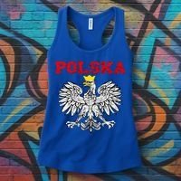 Polska Polish Eagle Poland Flag Polish Pride Polska Poland Gift Women's Tank Top thumb 3